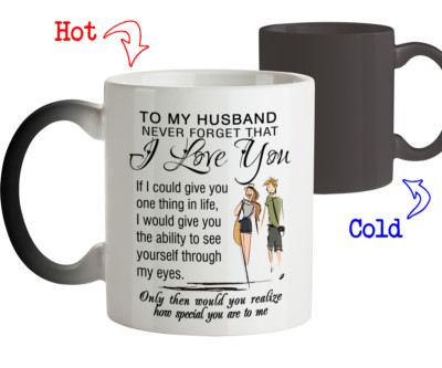 Coffee Mug Gift for Husband Never Forget that I Love You Romantic gift from  Wife