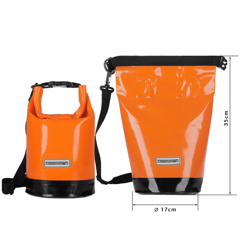 anndora® Tarpaulin Packsack 5 - 30 Liter Seesack wasserdicht Rollbeutel Dry Bag - Bild 2 von 4