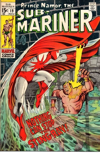 Sub-Mariner #19 (November 1969, Marvel) 1st Appearance Sting-Ray Very Fine Namor