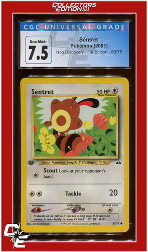 Sentret (1st Edition) graded CGC 7.5 for sale on eBay