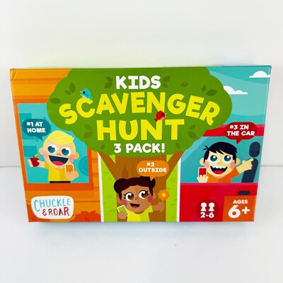 Kids Scavenger Hunt Game Kids Toddlers 3 Pack Buffalo Games Chuckle & Roar