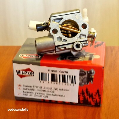 Carburetor For STIHL MS231 C MS251 C Chainsaws Part No.: 11431200601 Type WTF-2
