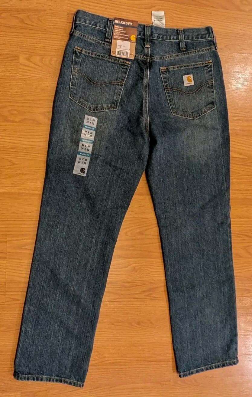 NWT Men's Carhartt Jeans RelaxedFit HOLTER 101483980 34/32 (31.5