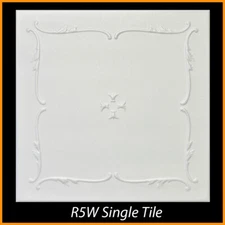 DIY Decor Glue-up Styrofoam Ceiling Tile 20 in x 20 in R5W 56/Lot (147.84 S/F)
