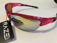 RAZE Eyewear Sunglasses Pursuit Mirrored Lens Pink Frame 35819