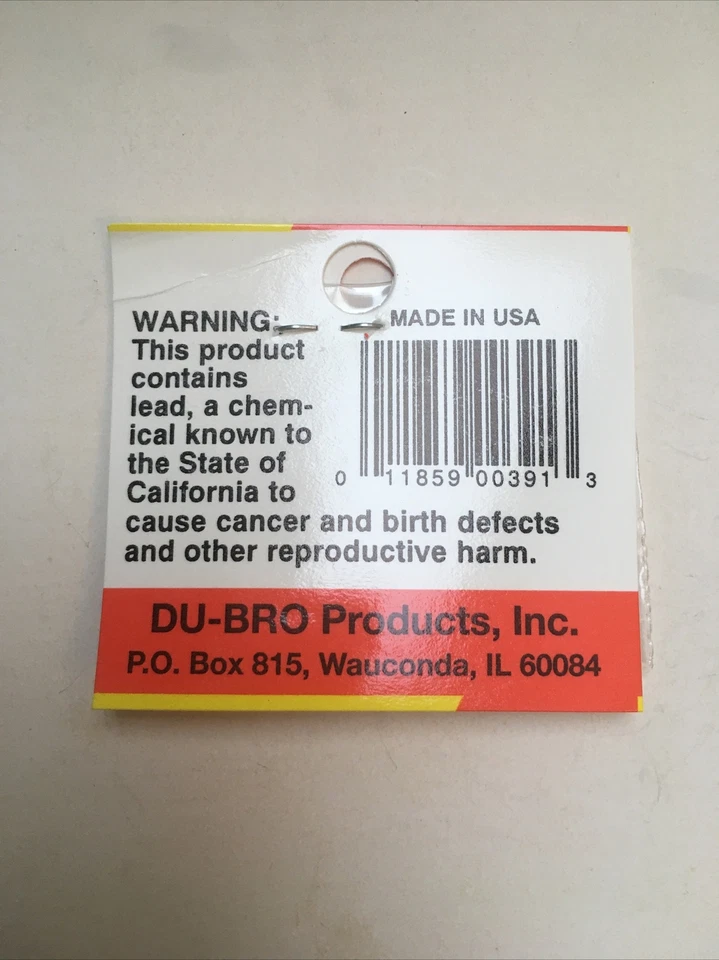 DuBro Threaded Insert,4-40 [DUB391] - Image 2 of 2