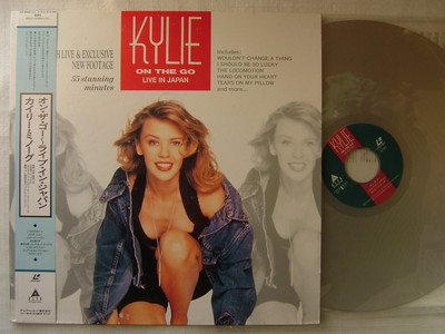 【レーザーディスク】KYLIE LIVE ! LASER DISC / KYLIE MINOGUE ON THE GO / LIVE IN JAPAN / OBI | eBay