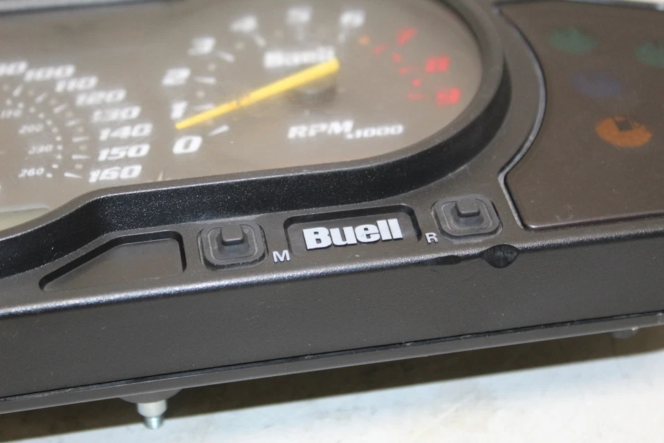 2006 Buell Ulysses Xb12x Speedo Tach medidores display cluster velocímetro - Imagem 2 de 4