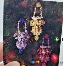 Merri Mac HIDDEN TREASURES CHANDELIERS Vintage Bead Christmas Ornament Kit NOS
