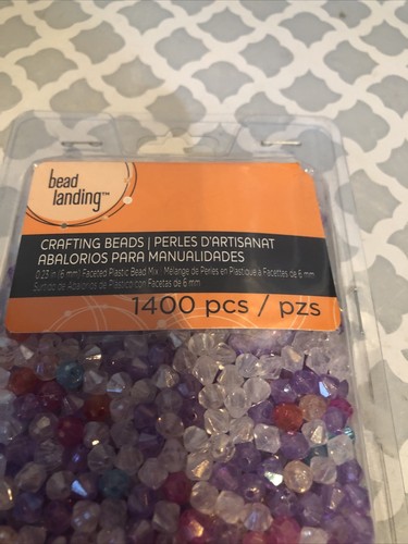 Bead Landing Crafting Beads Multi Color 1400 Pcs - Picture 2 of 4