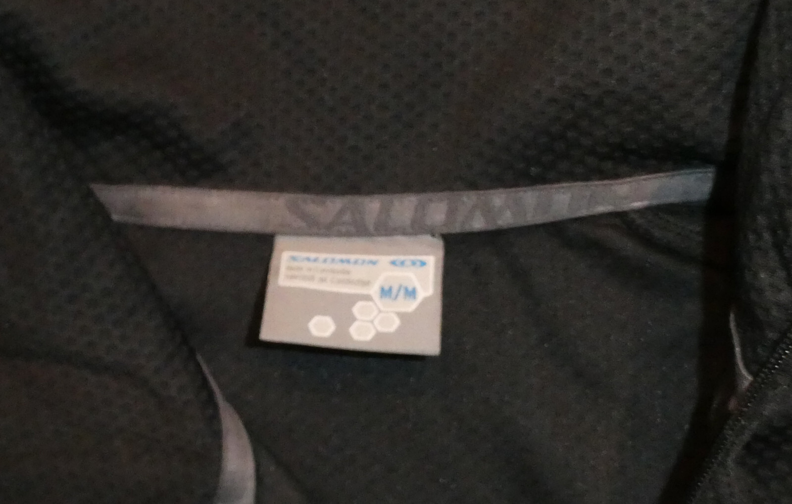 Salomon Motomesh Top Termico con Cerniera Asimmetrica Donna M Nero