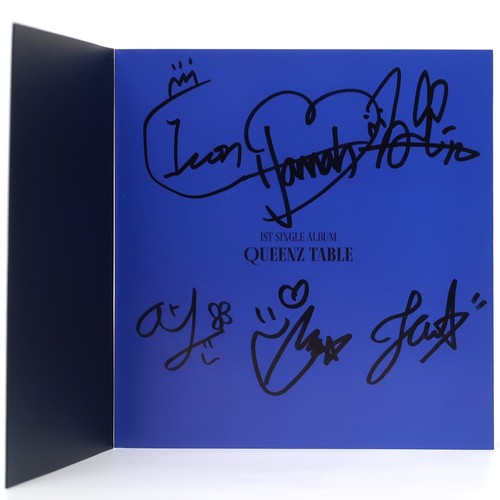 Queenz Eye - Queenz Tisch signiert signiert signiert CD Einzelalbum Promo K-Pop 2022 - Bild 3 von 6