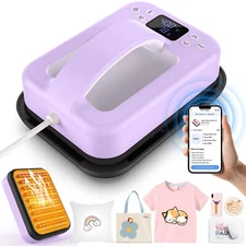 7"x5" Mini Heat Press Machine Small Portable Heat Transfer Machine Sublimation-
