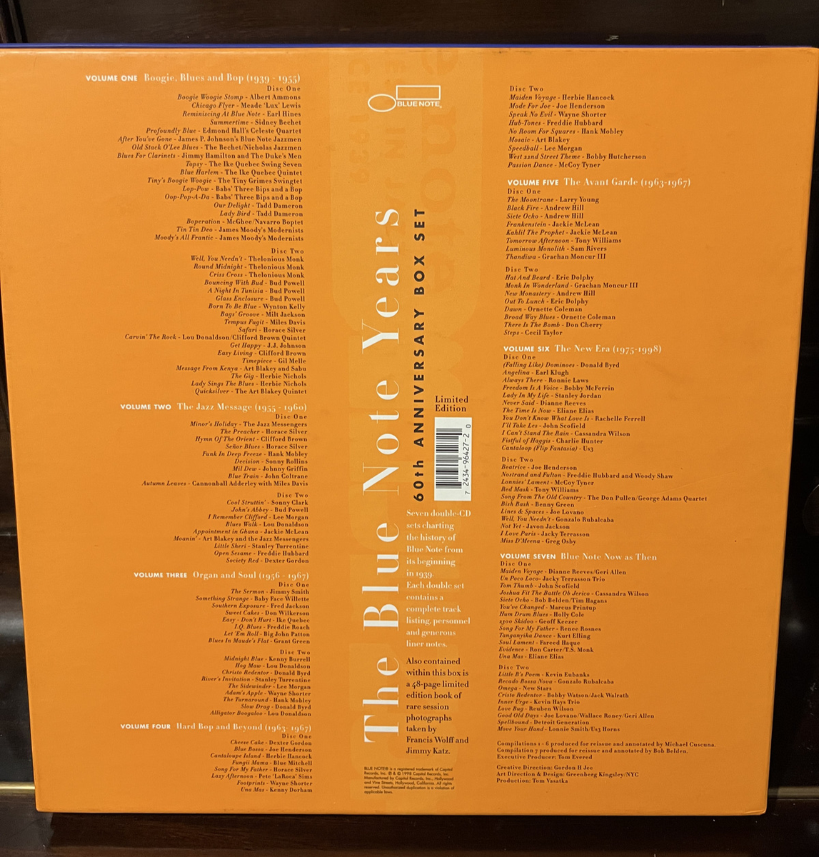 【超希少品】The Blue Note Years 1939-1999 box THE BLUE NOTE YEARS 1939-1999 60TH ANNIVERSARY LTD 14CD BOX SET