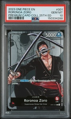 PSA10 ロロノア・ゾロ　25周年エディション　001　25th 2023 ONE PIECE PREMIUM CARD COLLECTION 25TH EDITION #001 RORONOA