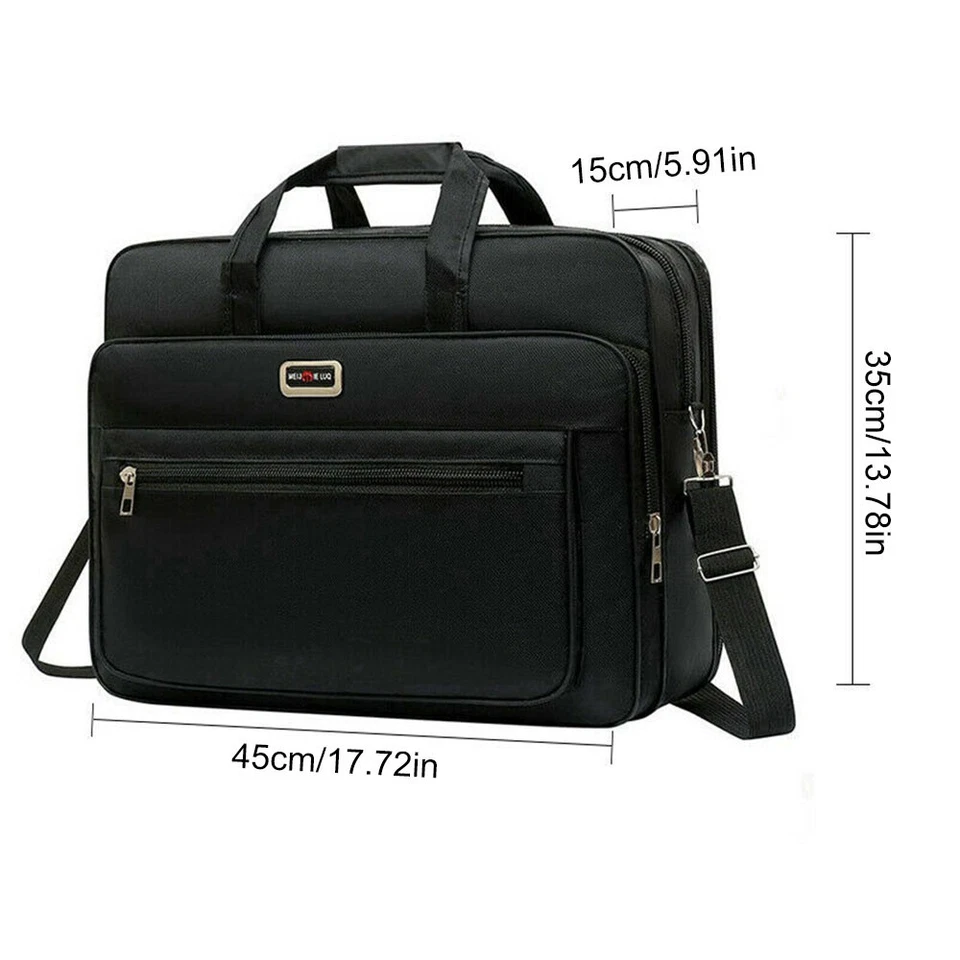 17" Large Laptop PC Waterproof Shoulder Bag Carrying Soft Notebook Case Cover - Image 2 of 4