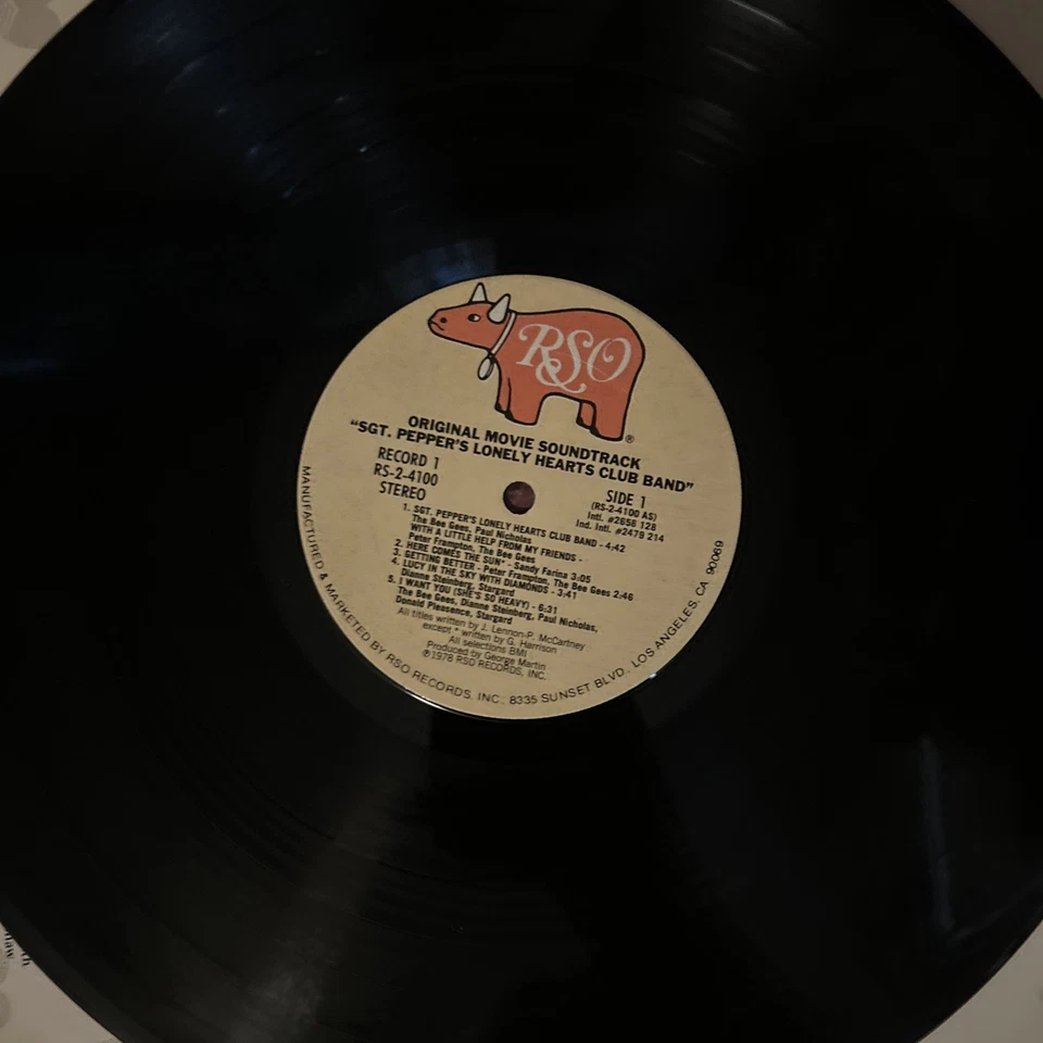 Sgt Peppers Lonely Hearts Club Band 2 LP Vinyl Record 1978 RS-2-4100 Vg++ Poster - Image 3 of 4