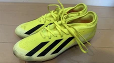 Adidas Soccer Cleats Yellow Black Size 27.5 cm 10.8 Inches Athletic Shoes