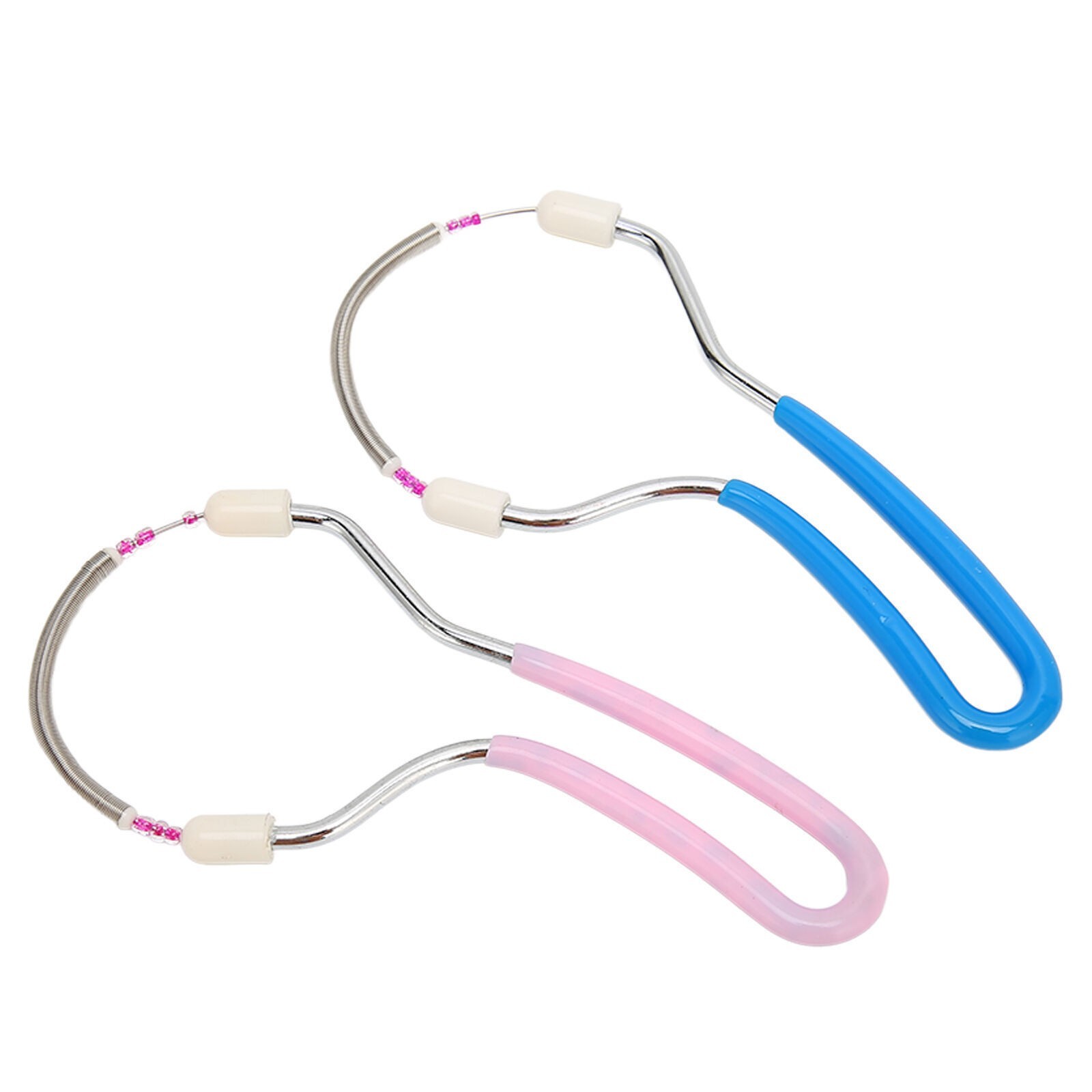 2pcs Spring Facial Hair Remover Women Portable Threading Face Epilator