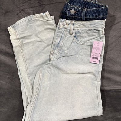 Wild Fable Women's Mid-Rise 90s Relaxed Straight Jeans Size 4 31'' Inseam