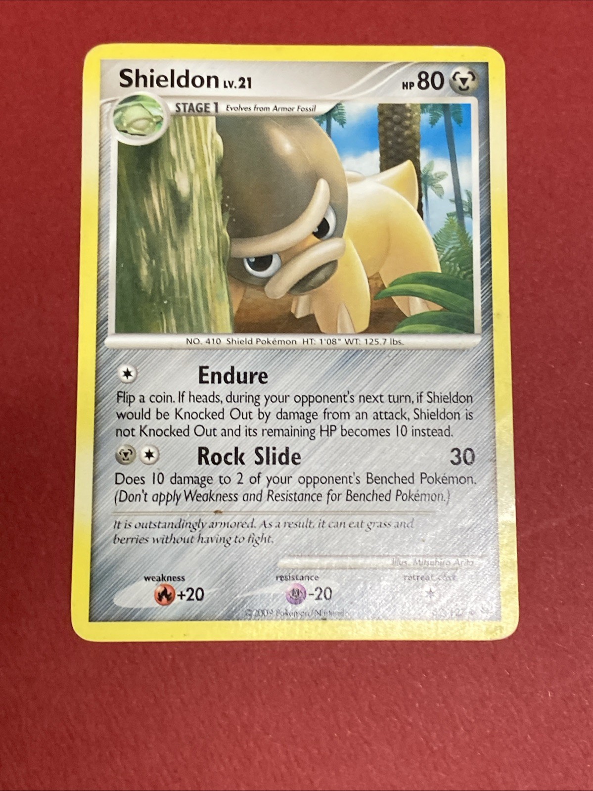 Shieldon 62/127 Pokemon TCG CARD REGULAR