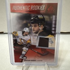 2023 Upper Deck SP Game Used Authentic Rookies Jersey Jonathan Gruden Rookie RC