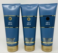 3 BATH  BODY WORKS AQUA HOUR ULTIMATE HYDRATION CREAM LOTION 8 OZ MEN'S