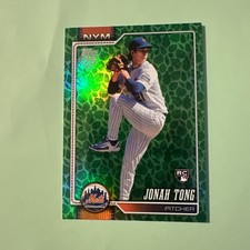 2026 Topps Green Easter Parallel #4 Jonah Tong 