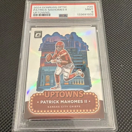 2024 Panini Donruss Optic Uptowns Patrick Mahomes II #20 PSA 9 Chiefs