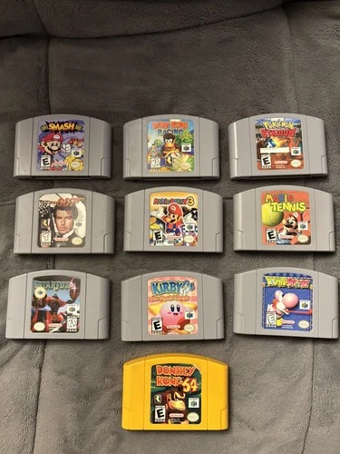 Nintendo 64 Game Lot Bundle. Authentic Cartridges. Clean and Tested.
