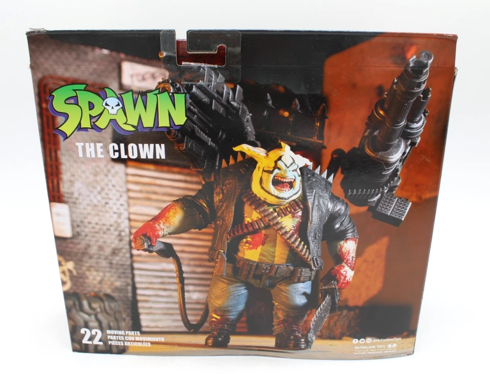 McFarlane Toys Spawn Comic The Clown Bloody Deluxe 7 Inch Scale Action Figure - Bild 2 von 3