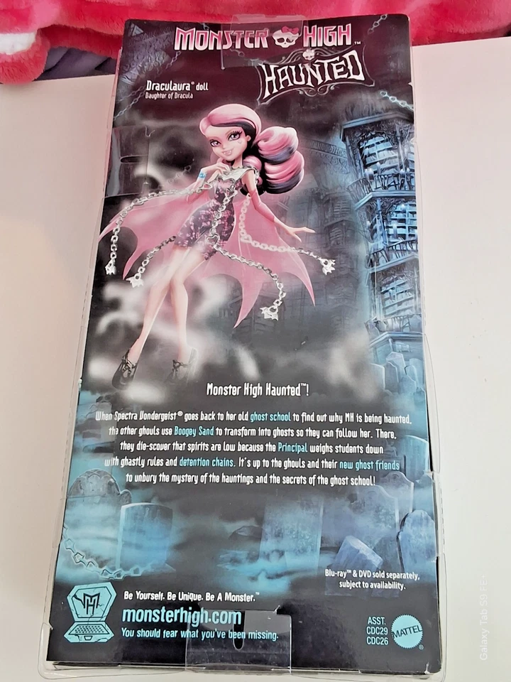 ¡NUEVO EN CAJA! ¡Muñeca Monster High Getting Ghostly Haunted Draculaura 2014! Propiedad de adultos Foto 2 de 2