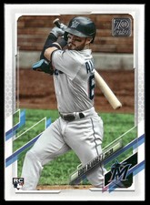 Eddy Alvarez 2021 Topps #326 RC Miami Marlins