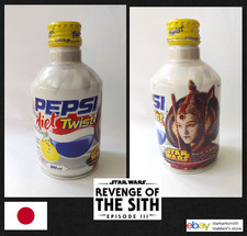 PEPSI DIET TWIST Bottle JAPAN 300ml STAR WARS Revenge of the Sith 2005 PADME JP