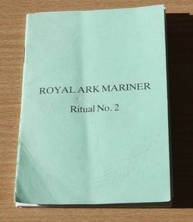Royal Ark Mariner Ritual Book no 2 1986 edition (StF)