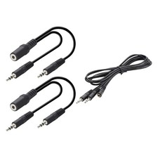 Heavy Duty Y Shaped 3.5mm Stereos Splitter Cable Double Output PVC Shielded