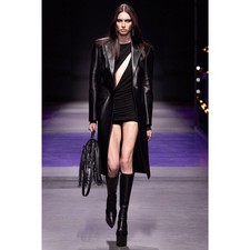 NWT Versace Runway 2023 Cut Out Black Mini Dress IT 44 US 8 $2,575