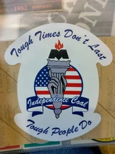 SUPER RARE MASSEY ENERGY INDEPENDENCE COAL COMPANY LARGE DECAL.