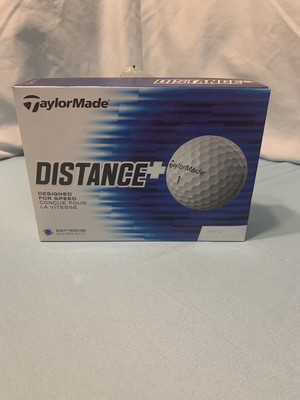 TaylorMade Distance+ Golf Balls (Box Of 12, 4 Sleeves Of 3)
