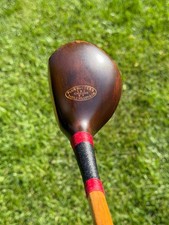 Antique Wilson Plus Success Hickory Wood Shaft Driver 6 43.5" D0