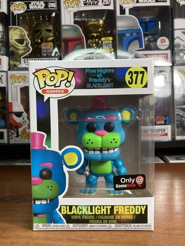 Funko Pop!  Five Nights at Freddy's - Freddy Fazbear - Black Light Freddy #377