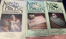 AUNT PHILLY'S TOOTHBRUSH RUG PATTERNS CHOICE-RUGS, BASKET
