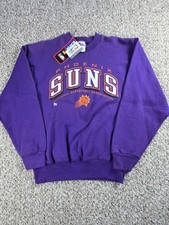 Vintage Phoenix Suns Sweatshirt Size M/L Crewneck Purple New Pro Player