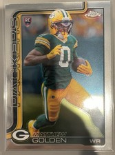 2025 Topps Chrome Matthew Golden Base Card #333 Rookie Packers NFL Football