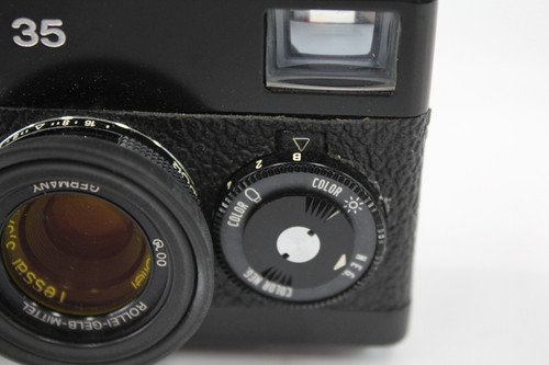 Rollei 35 Vintage Compact Film Camera Working w/ Tessar 40mm F/3.5 Lens - Picture 5 of 7