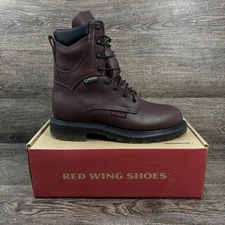 Red Wing 914 Supersole 2.0 Boots Men's 8.5E Brown Leather Waterproof Soft Toe