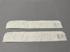 05-07 DODGE RAM 2500 3500 CHROME BIG HORN EDITION NAMEPLATE EMBLEM OEM PAIR