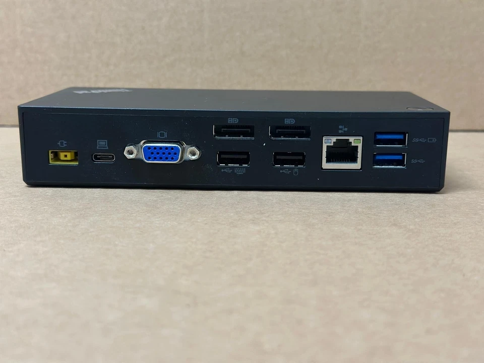 Lenovo ThinkPad USB-C Dock – originale, usato in condizioni eccellenti, nero - Immagine 4 di 4