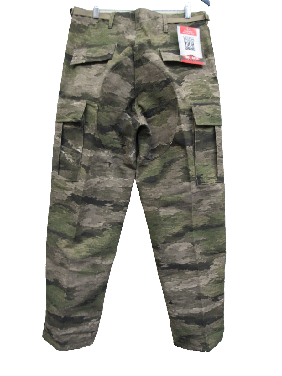 Tru Spec ATACS FG Camo BDU Pants Combat Trousers Button Fly Poly