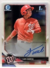 Luis Garcia Bowman Chrome 2018 Auto